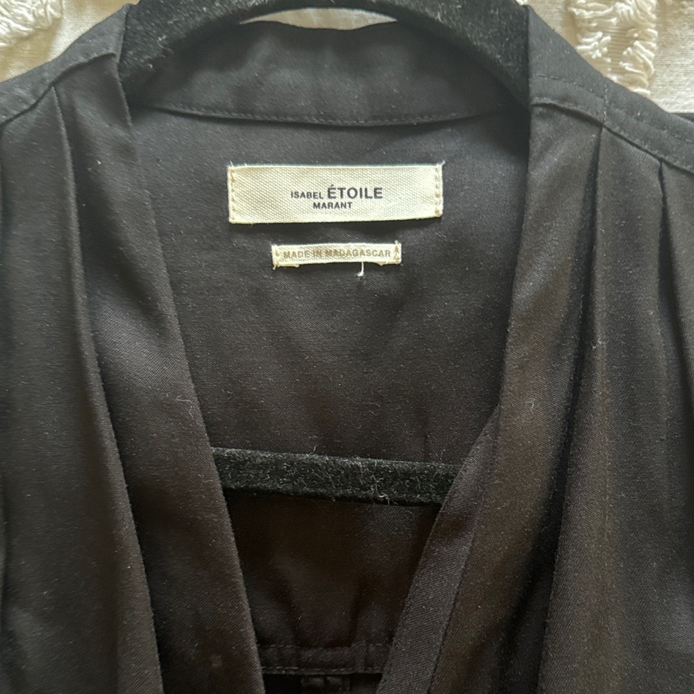 Isabel Marant Étoile Black Wrap Dress